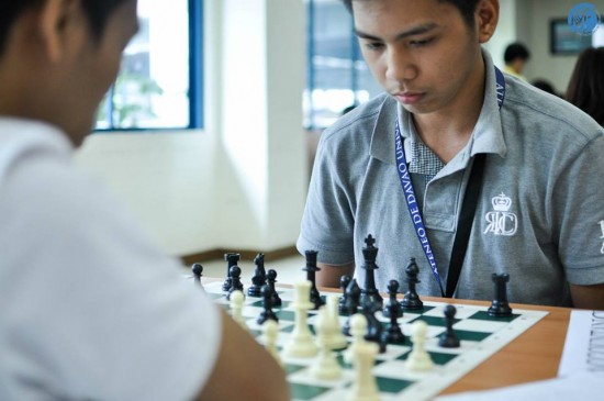Chess players from different divisions clashed on Sunday for the championship. Photo by Janine Abejay
