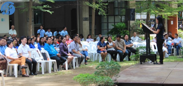 The university's teachers and staff were recognized in the celebration of the Araw ng mga Gabay during the first day of the 2015 College Days. Photo by Dexter Vaughn Mancao