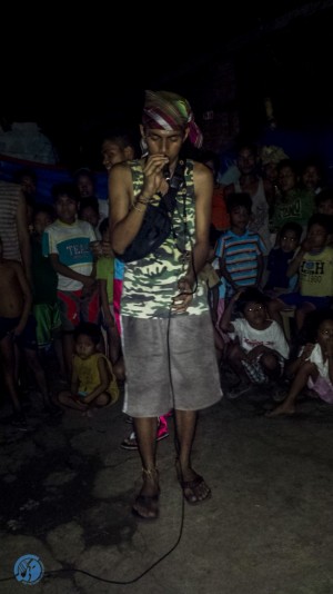 A Lumad expressing himself through singing. Photo by Angel Jean Domingo of SALEM