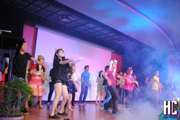 The CSSEC, along with the Ciphers, moving to the beat of the song “Shut Up and Dance” by Walk the Moon. Photo by: CSSEC