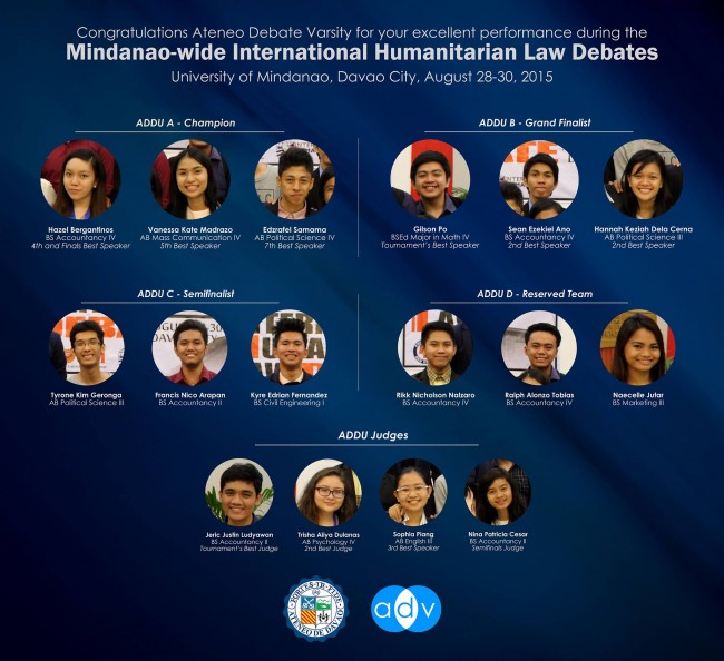 Infographic from the Ateneo Debate Varsity (ADV)