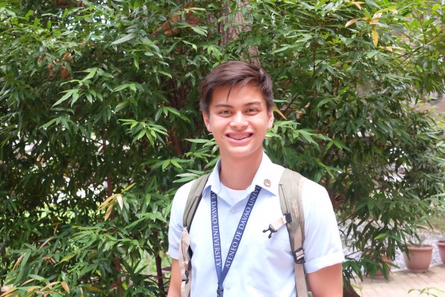 Melzar Galicia Jr. is declared 2nd Year Most Outstanding Student in this year’s Gawad Parangal. Photo by Atenews