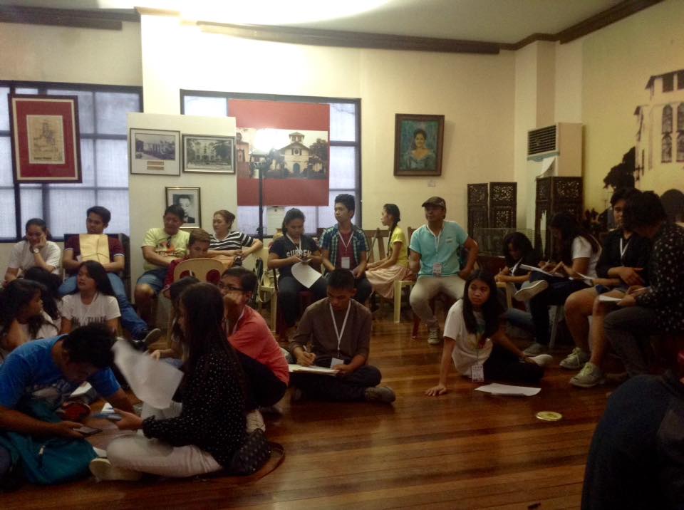 Students participating during one of the workshop's events. Photo taken from the Facebook Page of Prince Harvey Arellano