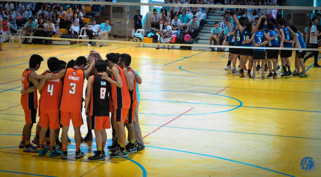 The School of Engineering and Architecture (SEA) Tigers preparing for the match. Photo by CHarlotte Billy Sabanal