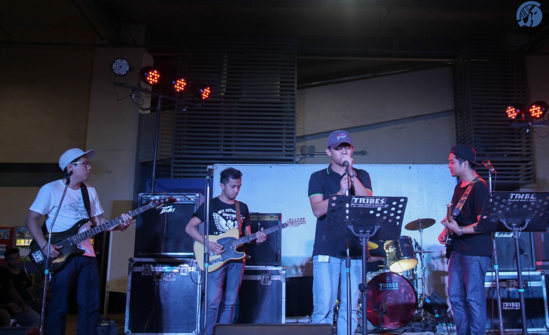 A band performing during the Awitenista soft opening. Photo by Hannah Lou Balladares