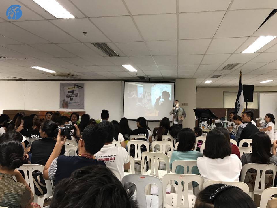 Mass Communication students participate during the lecture. Photo by Rey Andrew Alonsagay